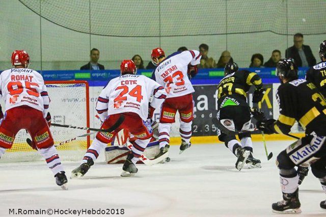 Photo hockey match Rouen - Grenoble  le 26/03/2018