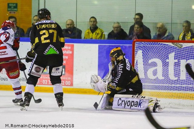 Photo hockey match Rouen - Grenoble  le 26/03/2018