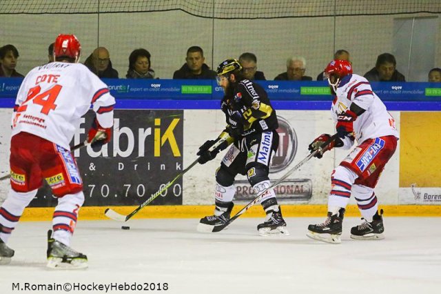 Photo hockey match Rouen - Grenoble  le 26/03/2018