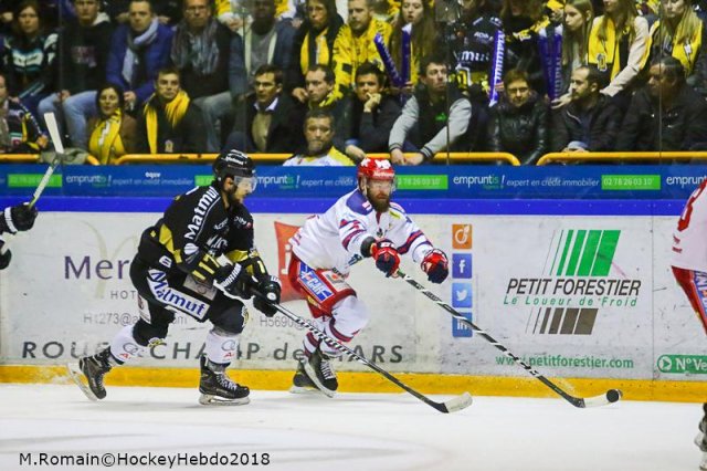 Photo hockey match Rouen - Grenoble  le 26/03/2018