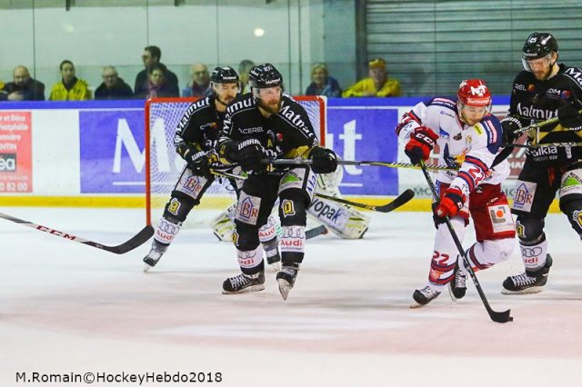 Photo hockey match Rouen - Grenoble  le 26/03/2018