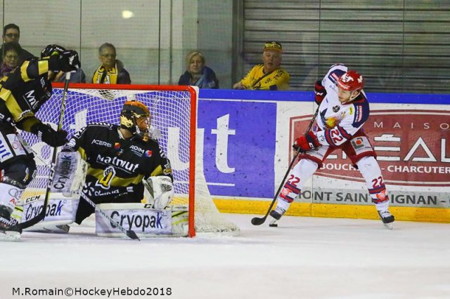 Photo hockey match Rouen - Grenoble  le 26/03/2018