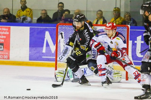 Photo hockey match Rouen - Grenoble  le 26/03/2018