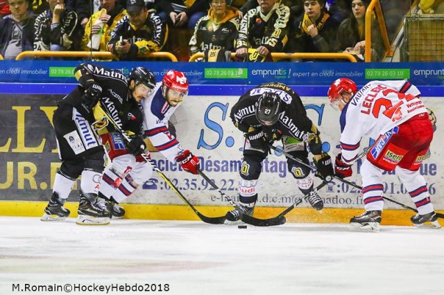 Photo hockey match Rouen - Grenoble  le 26/03/2018