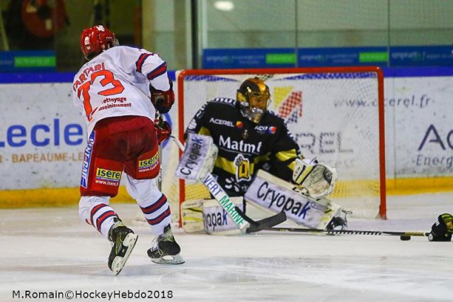 Photo hockey match Rouen - Grenoble  le 26/03/2018