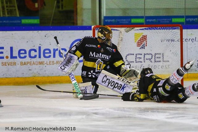 Photo hockey match Rouen - Grenoble  le 26/03/2018