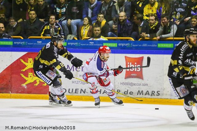 Photo hockey match Rouen - Grenoble  le 26/03/2018
