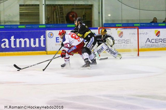 Photo hockey match Rouen - Grenoble  le 26/03/2018
