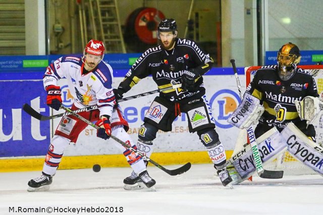 Photo hockey match Rouen - Grenoble  le 26/03/2018