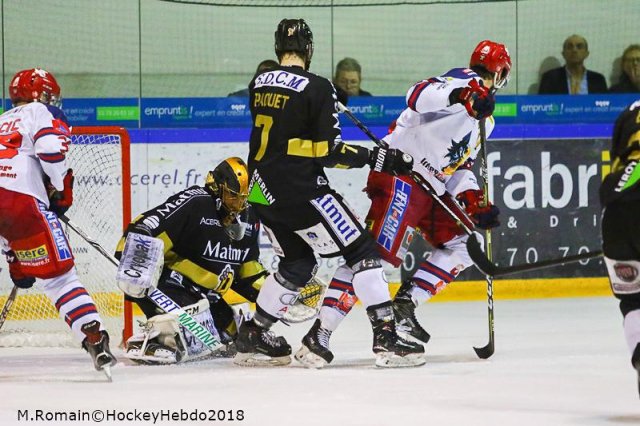 Photo hockey match Rouen - Grenoble  le 26/03/2018