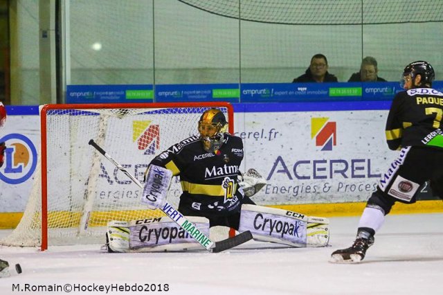 Photo hockey match Rouen - Grenoble  le 26/03/2018