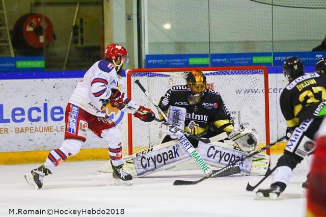 Photo hockey match Rouen - Grenoble  le 26/03/2018