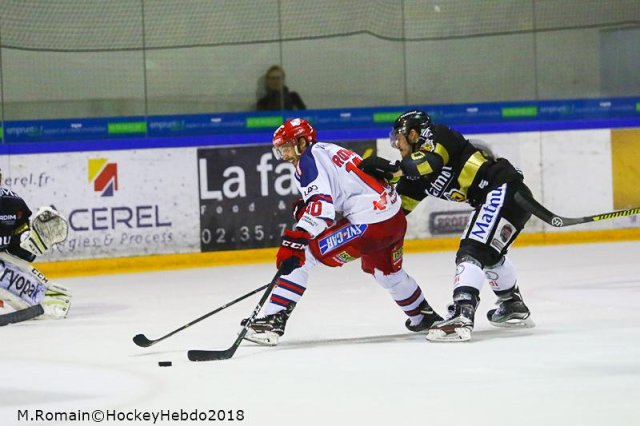 Photo hockey match Rouen - Grenoble  le 26/03/2018