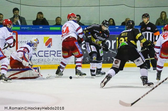 Photo hockey match Rouen - Grenoble  le 26/03/2018