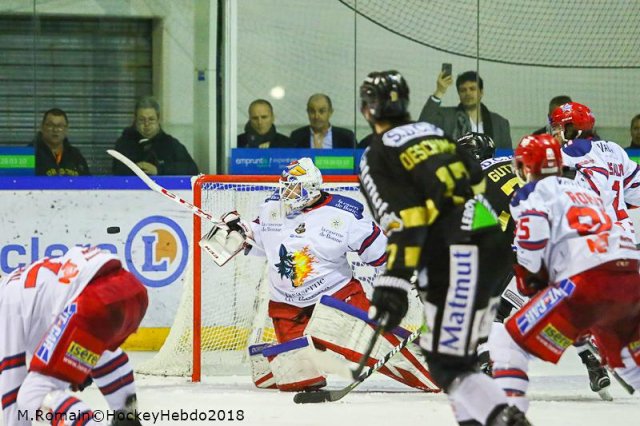 Photo hockey match Rouen - Grenoble  le 26/03/2018