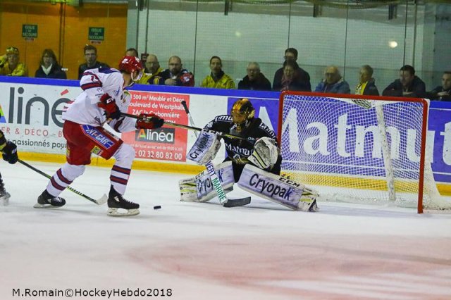 Photo hockey match Rouen - Grenoble  le 26/03/2018