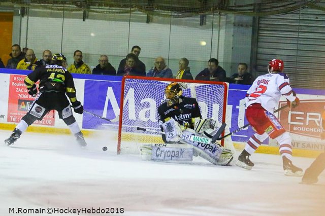Photo hockey match Rouen - Grenoble  le 26/03/2018