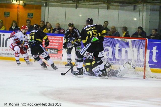 Photo hockey match Rouen - Grenoble  le 26/03/2018