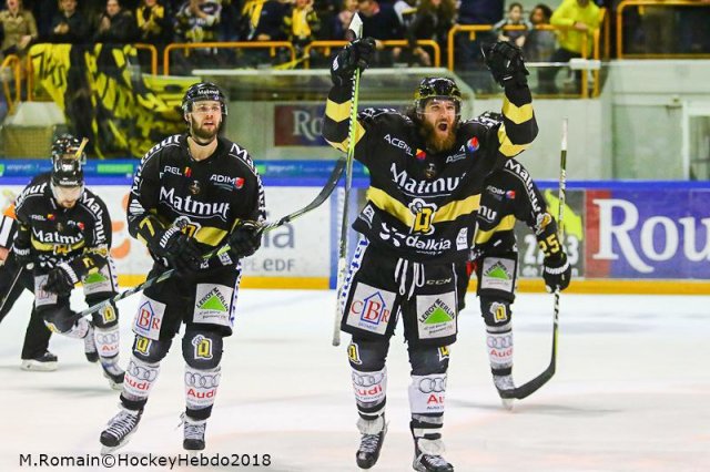 Photo hockey match Rouen - Grenoble  le 26/03/2018
