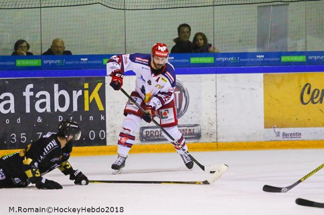 Photo hockey match Rouen - Grenoble  le 26/03/2018
