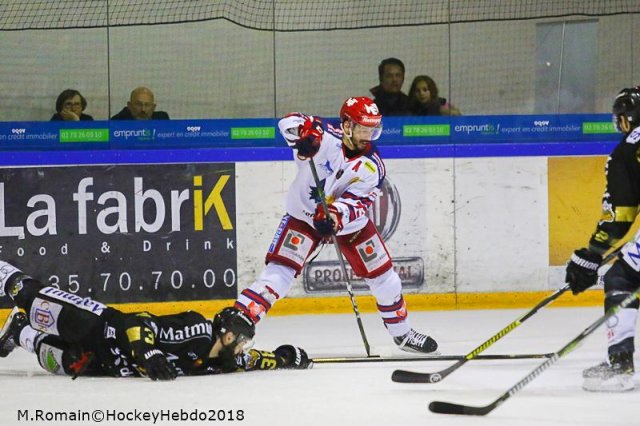 Photo hockey match Rouen - Grenoble  le 26/03/2018