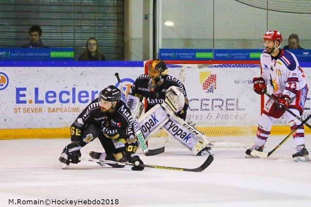 Photo hockey match Rouen - Grenoble  le 26/03/2018