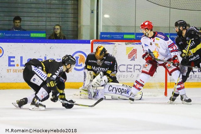 Photo hockey match Rouen - Grenoble  le 26/03/2018