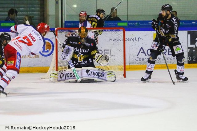 Photo hockey match Rouen - Grenoble  le 26/03/2018