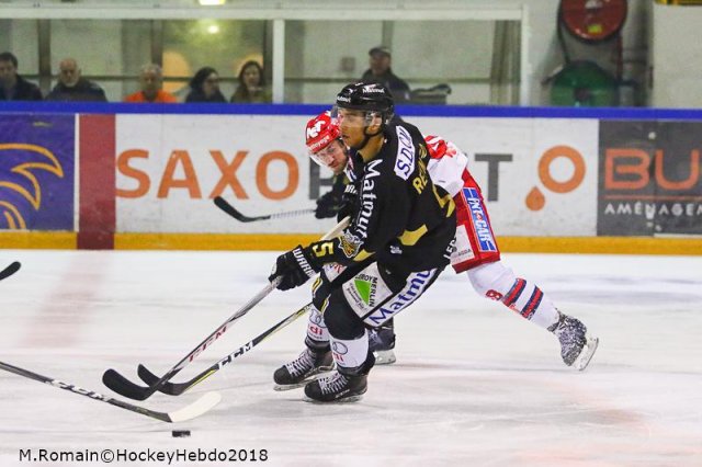 Photo hockey match Rouen - Grenoble  le 27/03/2018