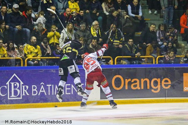 Photo hockey match Rouen - Grenoble  le 27/03/2018
