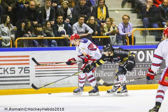Photo hockey match Rouen - Grenoble  le 27/03/2018