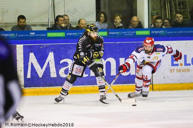 Photo hockey match Rouen - Grenoble  le 27/03/2018