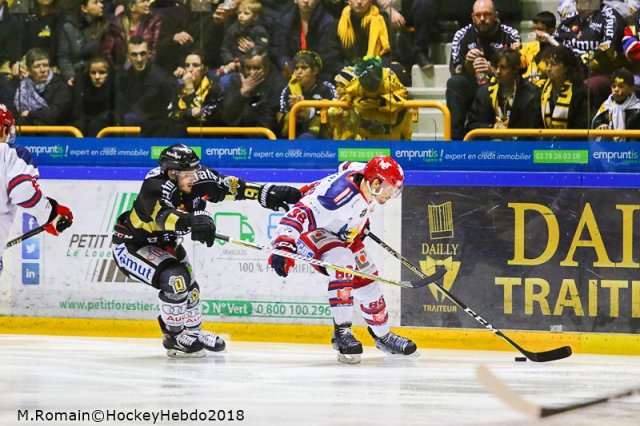 Photo hockey match Rouen - Grenoble  le 27/03/2018
