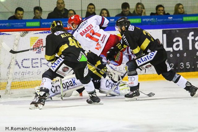 Photo hockey match Rouen - Grenoble  le 27/03/2018