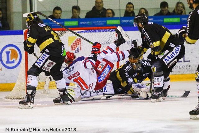 Photo hockey match Rouen - Grenoble  le 27/03/2018