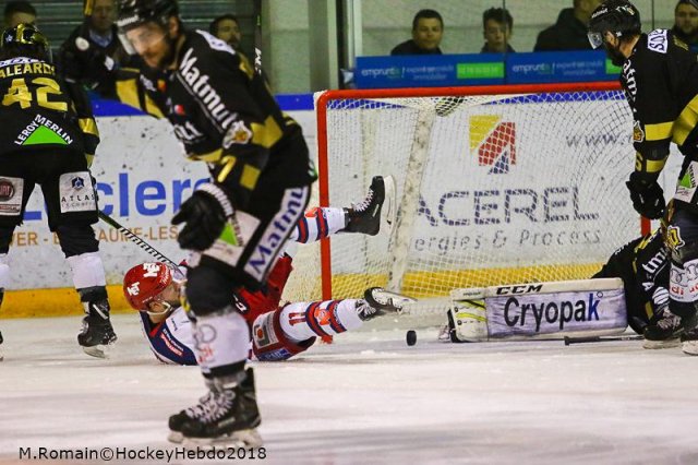 Photo hockey match Rouen - Grenoble  le 27/03/2018