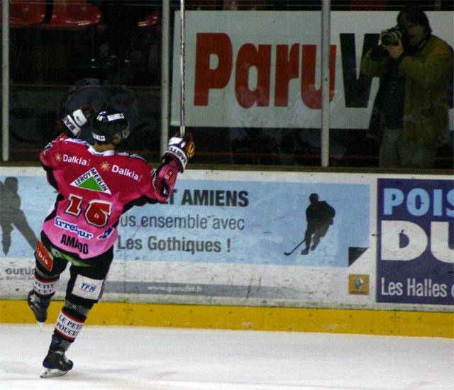 Photo hockey match Amiens  - Angers  le 06/03/2009