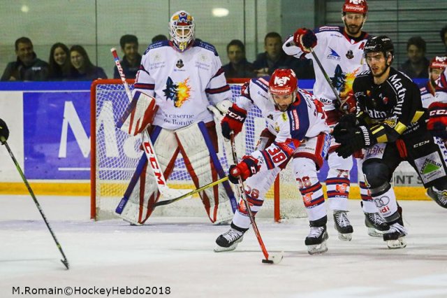 Photo hockey match Rouen - Grenoble  le 27/03/2018