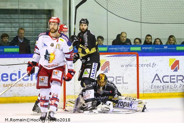 Photo hockey match Rouen - Grenoble  le 27/03/2018