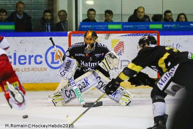 Photo hockey match Rouen - Grenoble  le 27/03/2018