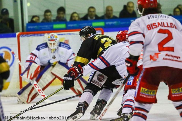 Photo hockey match Rouen - Grenoble  le 27/03/2018