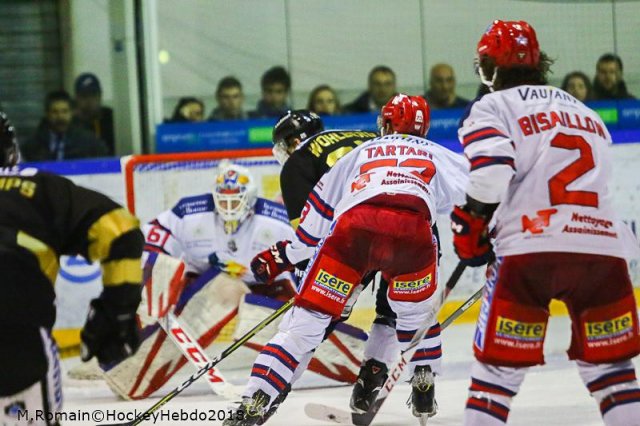 Photo hockey match Rouen - Grenoble  le 27/03/2018