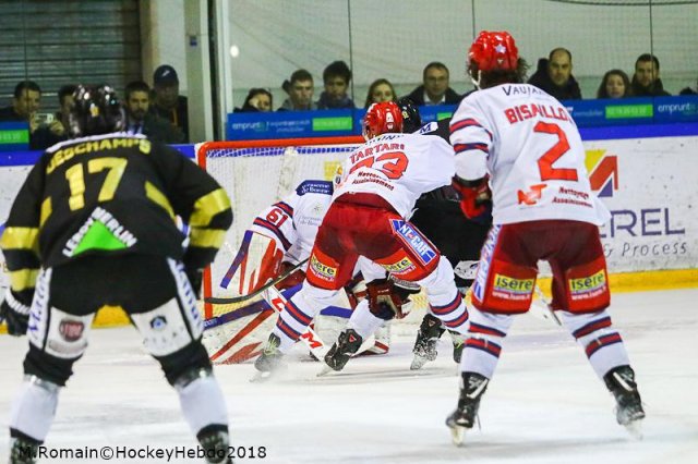 Photo hockey match Rouen - Grenoble  le 27/03/2018