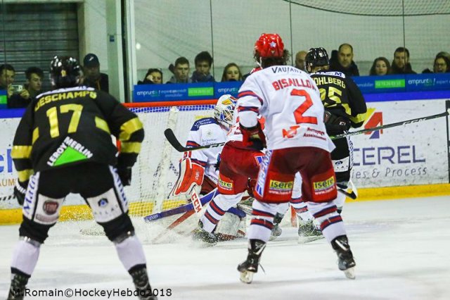 Photo hockey match Rouen - Grenoble  le 27/03/2018