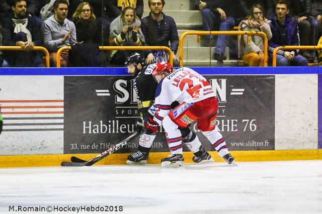 Photo hockey match Rouen - Grenoble  le 27/03/2018