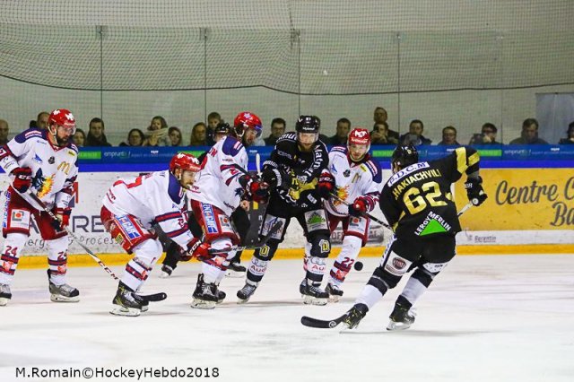Photo hockey match Rouen - Grenoble  le 27/03/2018