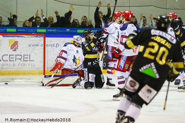 Photo hockey match Rouen - Grenoble  le 27/03/2018