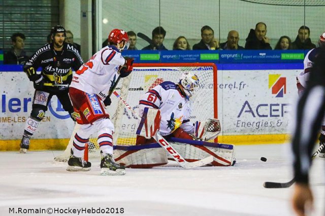 Photo hockey match Rouen - Grenoble  le 27/03/2018