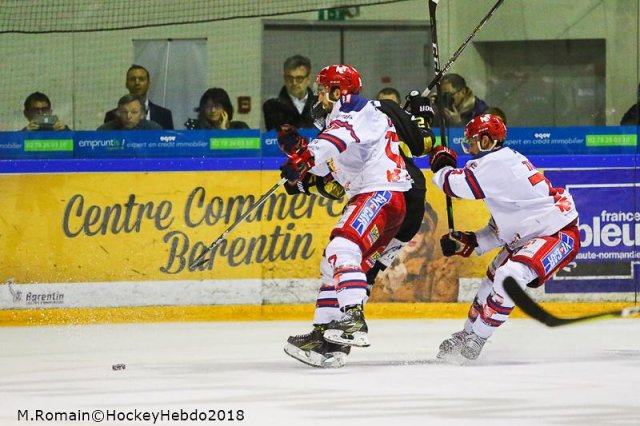 Photo hockey match Rouen - Grenoble  le 27/03/2018