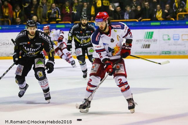 Photo hockey match Rouen - Grenoble  le 27/03/2018